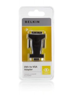 Belkin F2E4162CP adattatore per inversione del genere dei cavi DVI-I 15-pin D-Sub (HD-15) Nero