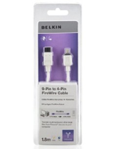 Belkin 1.8m FireWire800 1,8 m 9-p 4-p Bianco