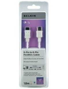 Belkin 1.8m FireWire800 1,8 m 9-p 6-p Bianco