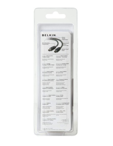Belkin 4p-6p 1.8m 1,8 m 4-p 6-p Nero