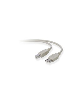 Belkin USB A B 3m cavo USB USB 2.0 USB B Grigio