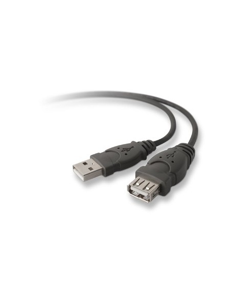 Belkin USB A A 3 m cavo USB USB 2.0 Nero