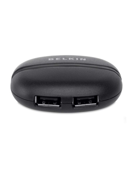 Belkin Premium USB 4-Port Travel-Hub 480 Mbit s Nero