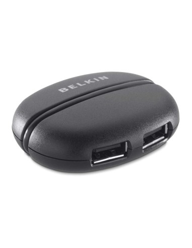 Belkin Premium USB 4-Port Travel-Hub 480 Mbit s Nero