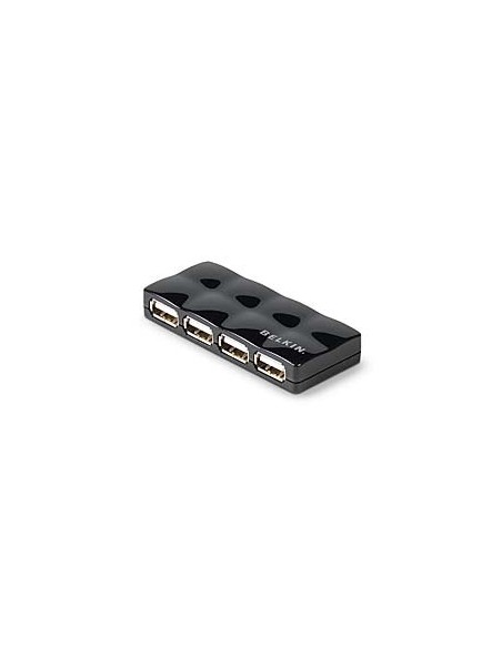 Belkin Mobiler Hi-Speed USB 2.0 7-Port Hub 480 Mbit s Nero