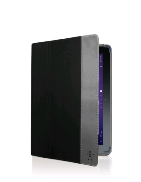 Belkin Cinema Strip Folio Samsung Galaxy Tab 2 25,6 cm (10.1") Custodia a libro Nero