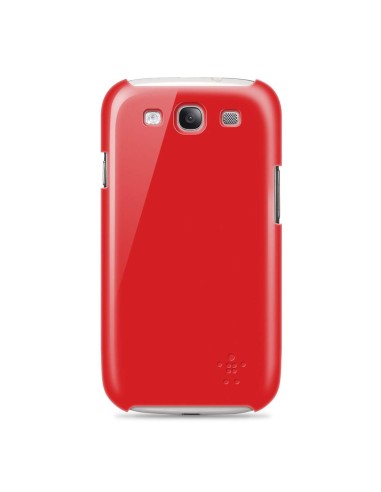 Belkin Shield Samsung Galaxy S III custodia per cellulare Cover Rosso