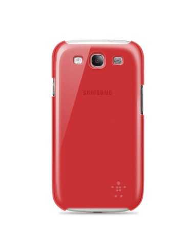 Belkin Shield Sheer Samsung Galaxy S III custodia per cellulare Cover Rosso
