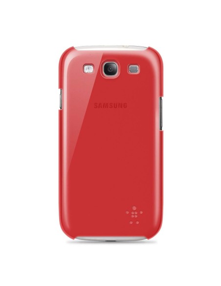 Belkin Shield Sheer Samsung Galaxy S III custodia per cellulare Cover Rosso