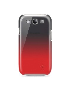 Belkin Shield Fade Samsung Galaxy S III custodia per cellulare Cover Nero, Rosso 2