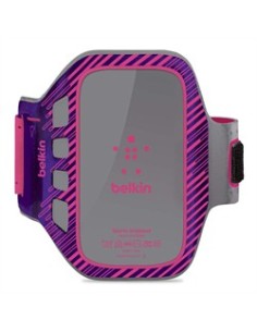 Belkin EaseFit Plus Samsung Galaxy S III custodia per cellulare Fascia da braccio Grigio, Porpora