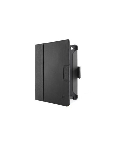 Belkin Cinema Leather Folio Custodia flip a libro Nero, Grafite