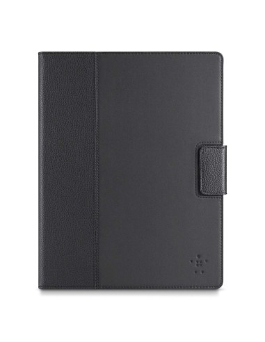 Belkin Cinema Leather Folio Custodia flip a libro Nero, Grafite