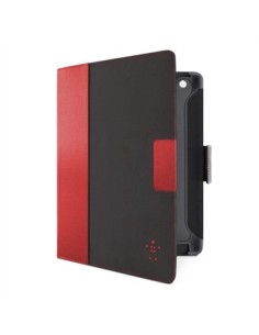 Belkin Cinema Folio Custodia flip a libro Nero, Rosso