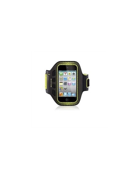 Belkin EaseFit Sport Fascia da braccio Nero, Verde Neoprene, Plastica