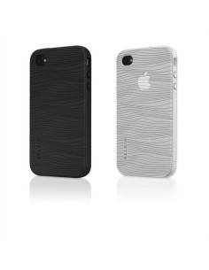 Belkin Essential 023 Custodia a sacchetto Nero, Bianco Silicone