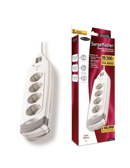 Belkin SurgeMaster® a 4 prese 4 presa(e) AC 2 m