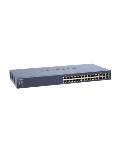 Netgear ProSafe™ 24 Port 10 100 Stackable Smart Switch + 4 Gigabit Ports