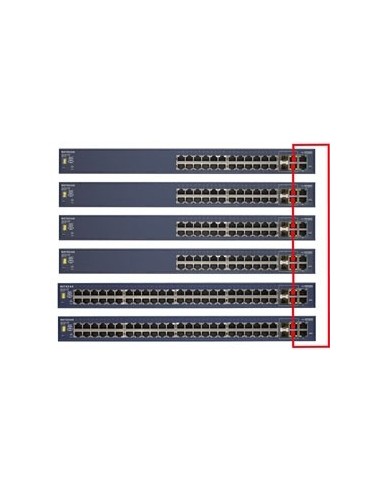 Netgear ProSafe™ 24 Port 10 100 Stackable Smart Switch + 4 Gigabit Ports
