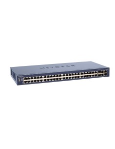 Netgear ProSafe 48 Port 10 100 Stackable Smart Switch + 4 Gigabit Ports