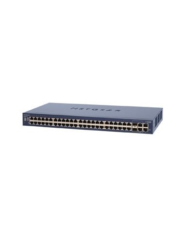 Netgear ProSafe 48 Port 10 100 Stackable Smart Switch + 4 Gigabit Ports