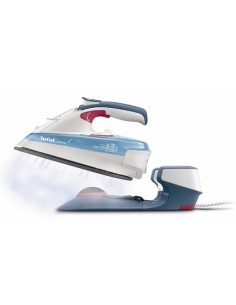 Tefal Freemove FV9910 Ferro da stiro a secco e a vapore 2400 W Blu, Bianco