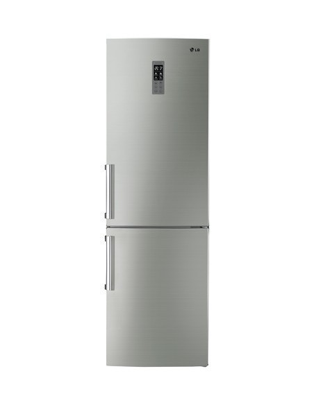 LG GB5237TIFW frigorifero con congelatore Libera installazione Acciaio inossidabile