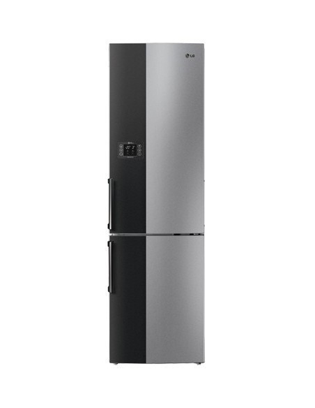 LG GB7143A2SF frigorifero con congelatore Libera installazione Nero, Acciaio inossidabile