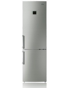 LG GB7143TIRW frigorifero con congelatore Libera installazione Acciaio inossidabile