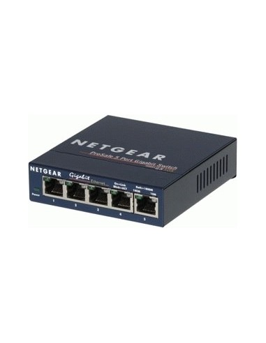 Netgear 5-Port Gigabit Ethernet Switch Non gestito Nero
