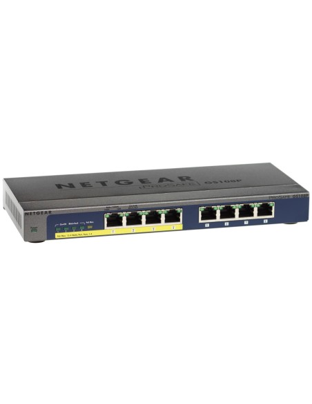 Netgear ProSafe GS108P Non gestito Gigabit Ethernet (10 100 1000) Supporto Power over Ethernet (PoE)