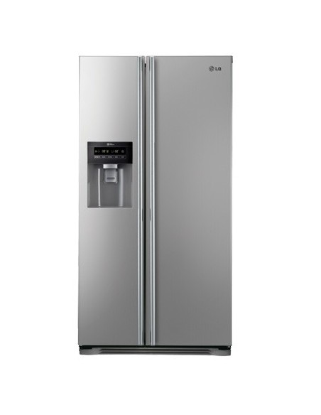 LG GS3159PVEV1 frigorifero side-by-side Libera installazione 508 L Platino, Acciaio inossidabile