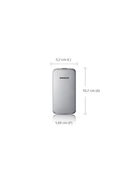 Samsung C3520 6,1 cm (2.4") 97,3 g Argento