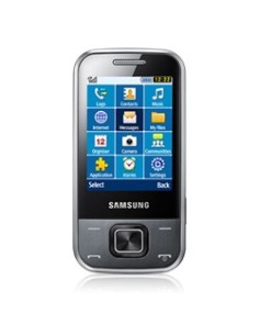 Samsung GT-C3750 6,1 cm (2.4") 89 g Grigio, Metallico