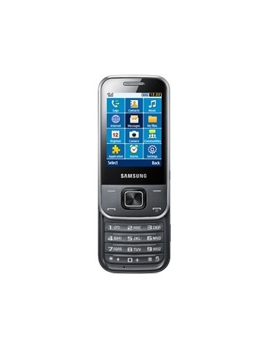 Samsung GT-C3750 6,1 cm (2.4") 89 g Grigio, Metallico