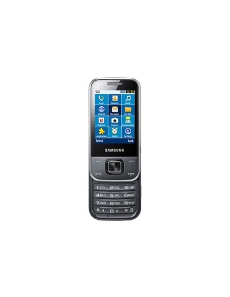 Samsung GT-C3750 6,1 cm (2.4") 89 g Grigio, Metallico