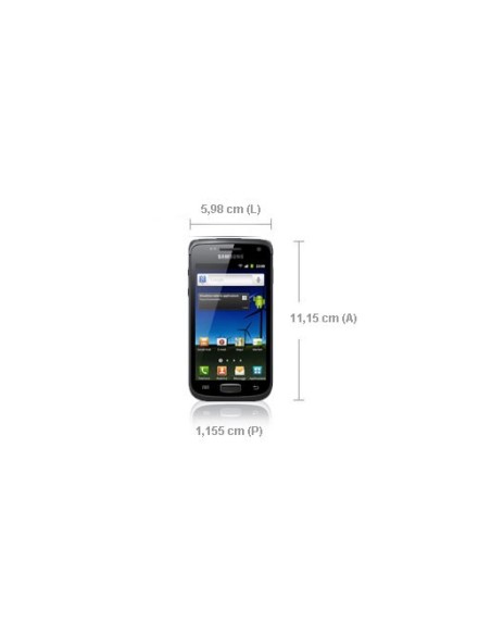 Samsung Galaxy W GT-I8150 9,4 cm (3.7") SIM singola Android 2.3.5 3G 1,5 GB 1500 mAh Nero