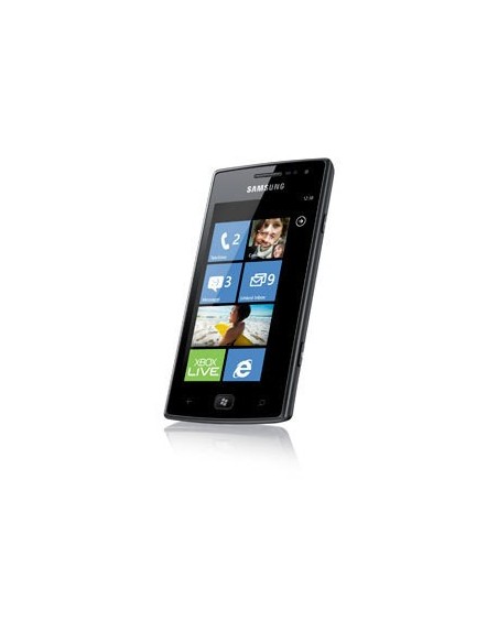 Samsung Omnia W GT-I8350 9,4 cm (3.7") SIM singola Windows Phone 7.5 0,5 GB 8 GB 1500 mAh Nero