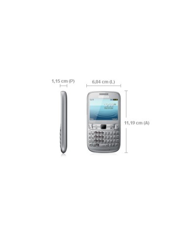 Samsung Ch@t 357 6,1 cm (2.4") 97 g Bianco
