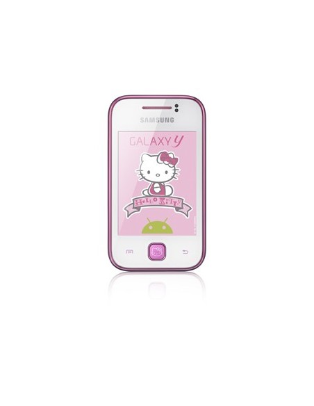 Samsung Galaxy Y GT-S5360 7,62 cm (3") SIM singola Android 2.3.5 3G 1200 mAh Rosa, Bianco