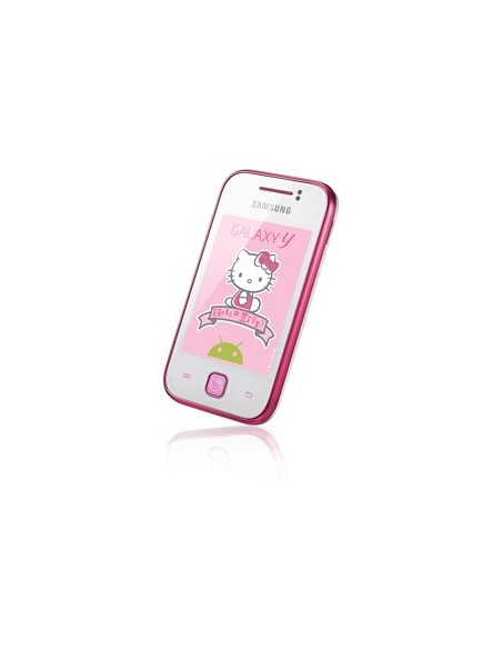Samsung Galaxy Y GT-S5360 7,62 cm (3") SIM singola Android 2.3.5 3G 1200 mAh Rosa, Bianco