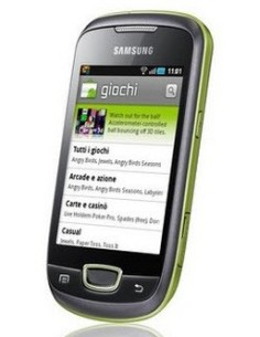 Samsung Galaxy Mini GT-S5570 7,98 cm (3.14") SIM singola Android 2.3.6 3G 1200 mAh Nero, Verde