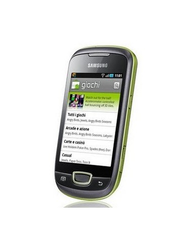 Samsung Galaxy Mini GT-S5570 7,98 cm (3.14") SIM singola Android 2.3.6 3G 1200 mAh Nero, Verde