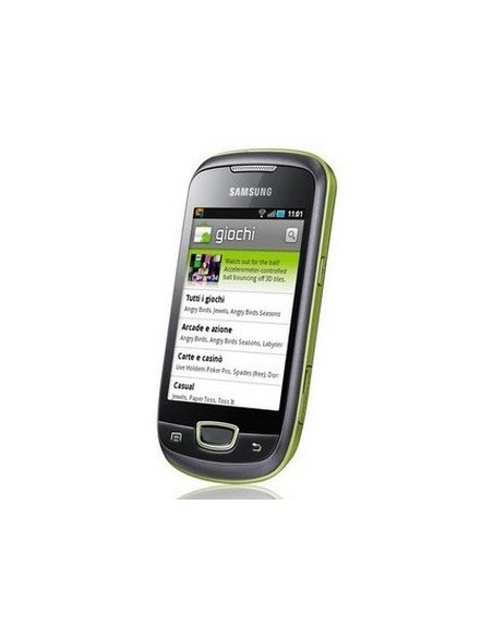Samsung Galaxy Mini GT-S5570 7,98 cm (3.14") SIM singola Android 2.3.6 3G 1200 mAh Nero, Verde