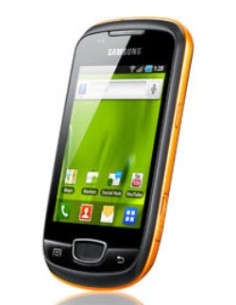 Samsung Galaxy Mini GT-S5570 7,98 cm (3.14") SIM singola Android 2.3.6 3G 1200 mAh Metallico, Arancione