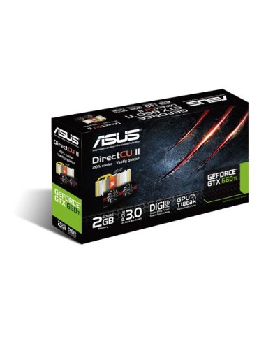 ASUS GTX660TI-DC2-2G scheda video NVIDIA GeForce GTX 660 Ti 2 GB GDDR5
