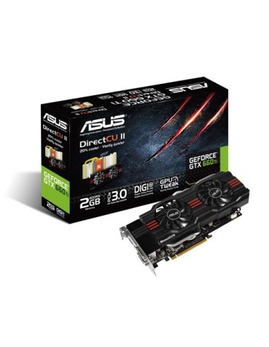 ASUS GTX660TI-DC2-2G scheda video NVIDIA GeForce GTX 660 Ti 2 GB GDDR5