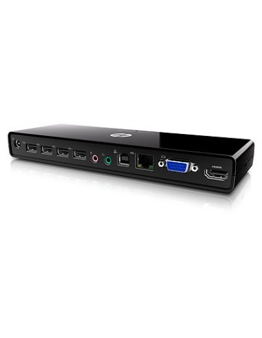 HP 2005pr USB 2.0 Port Replicator Cablato Nero