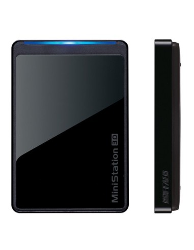 Buffalo MiniStation Stealth disco rigido esterno 500 GB Nero