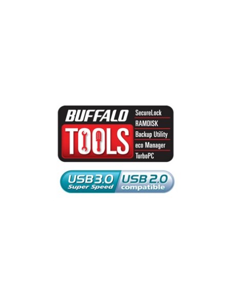 Buffalo MiniStation Plus 1.0TB disco rigido esterno 1000 GB Nero